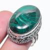 Malachite Gemstone 925 Sterling Silver Jewelry Ring Size 8