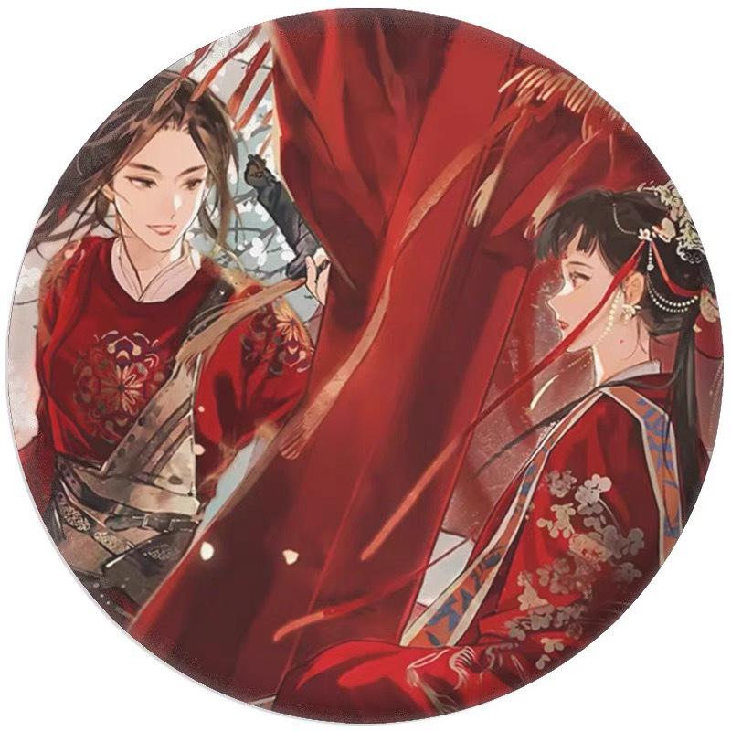 Жестяная значок из аниме «Цзян Цзинь Цзю» 4-й сезон - 2D значок-булавка «Пшено» Подарок
