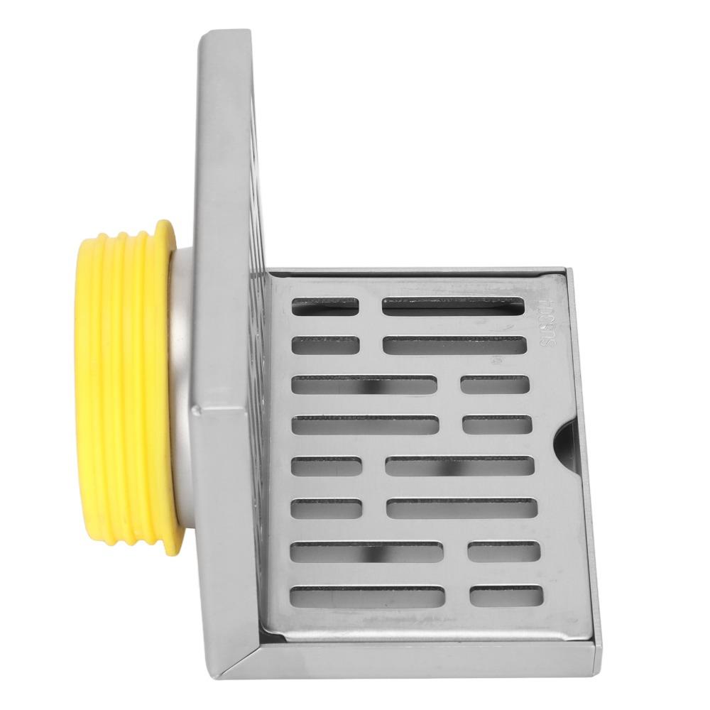 L-Shaped Structure Wall Drain Fits 2.95 Inch Pipe Corner Floor Drain Modern Floor Drain  Balcony