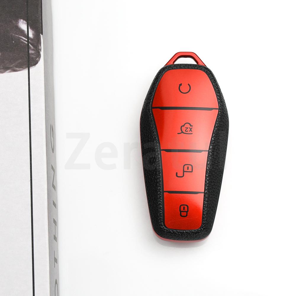 Для Byd Song Plus Pro Max Dmi Qin Tang Ev600 Han Ev Yuan Atto 3 ТПУ Кожаный Чехол-Крышка для Автомобильного Ключа Держатель Брелок Держатель Аксессуары