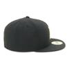 NEW ERA Flat Visor Cap MLB Dodgers LA black Gold 59Fifty LOSDOD BLK MGLD 25J