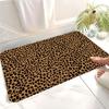 Leopard Print Bathroom Mat Kids Room Bedroom Decoration Balcony Anti-Slip Doormat Living Room Bedside Area Rugs