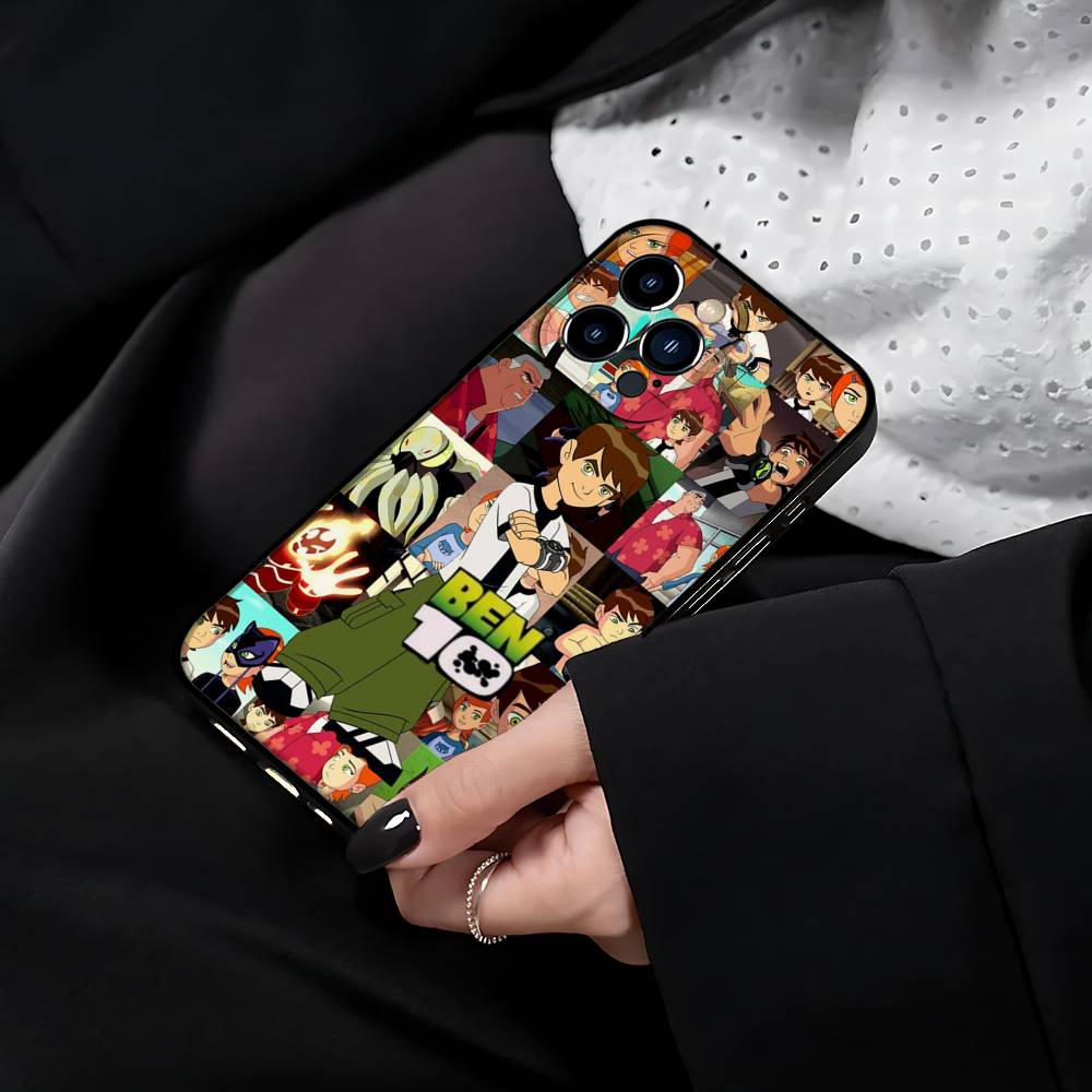 Мультяшный чехол для телефона B-Ben 10 Для iPhone 17 15 Pro Max 14 Pro 12 11 13 Mini X XR XS 16 Plus SE Задняя крышка