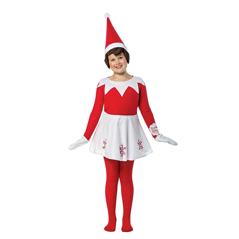 Soft And Breathable Cotton Elf On The Shelf Costume For Halloween
