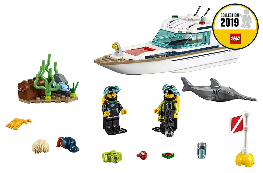 LEGO City Diving Yacht 60221 Block Toy Block Toy Boys Car