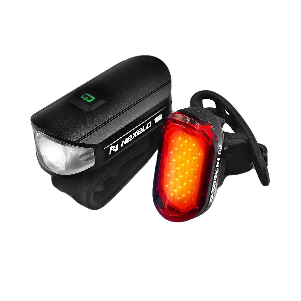 Zestaw Lampek Rowerowych Led Przód I Tył Ładowana Nexelo  L177000Nex