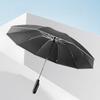 Travel Golf Big Size Umbrella Men and Women Windproof Reverse Umbrella Automatic, Buckle Handle Folding Rain Umbrellas Outdoor