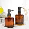 Refillable Clear Soap Dispenser Thick Hand Soap Containers Modern Vintage Lotion Bottle Kitchen