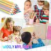 12pcs Drawing Pencil 7 Color In 1 Rainbow Gradient Crayons Colored Pencils for Coloring Sketching Colored Painting Kids Art Gift