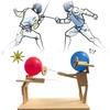 Balloon Bamboo Man Battle Утолщенная версия Bamboo Man Fencing Puppets Battle Game для 2 игроков Whack A Balloon Party Home