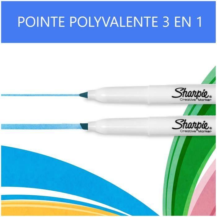 SHARPIE S-Note Creative Markers, Chisel Tip, Set of 12, Soft Colors