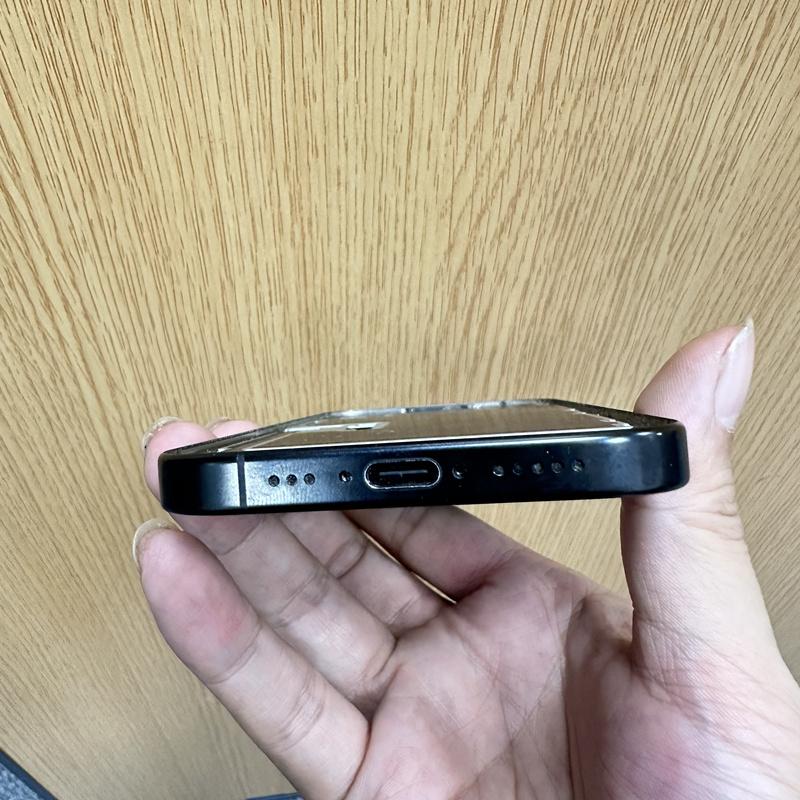 Б/У Корпус для iPhone 15 Pro, 90% Новый, Корпус с Шлейфом, Стекло, Рабочий, Запчасти для Ремонта, Черный, SIM-версия