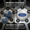 SWNR6 4Pcs 54mm Premium Logo Wheel Covers Wheel Center Hub Caps Badge for Ford Mustang Spoiler Shelby GT 350 500 Cobra E Focus 2 3 MK3