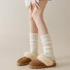 Knitting Lolitas Knitted Socks Cute Sweet Long Stockings Fashion Leg Warmers  Autumn Winter