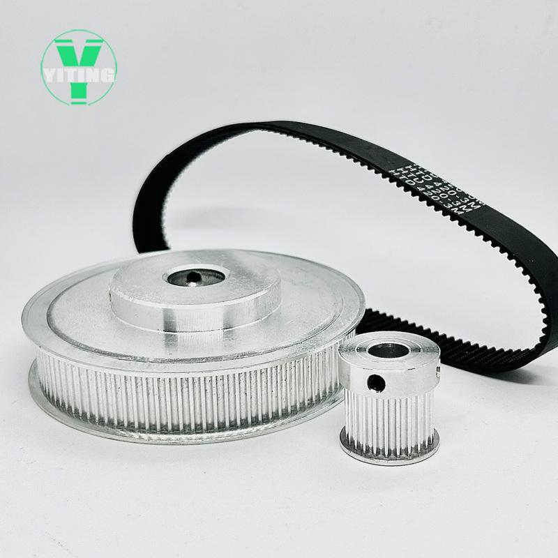 HTD3M 20T 100Teeth 20Teeth 100T Timing Pulley Belt Set Belt Width 15mm Bore 5~25mm Reduction 5:1 3M Pulley Kit Synchronous Wheel