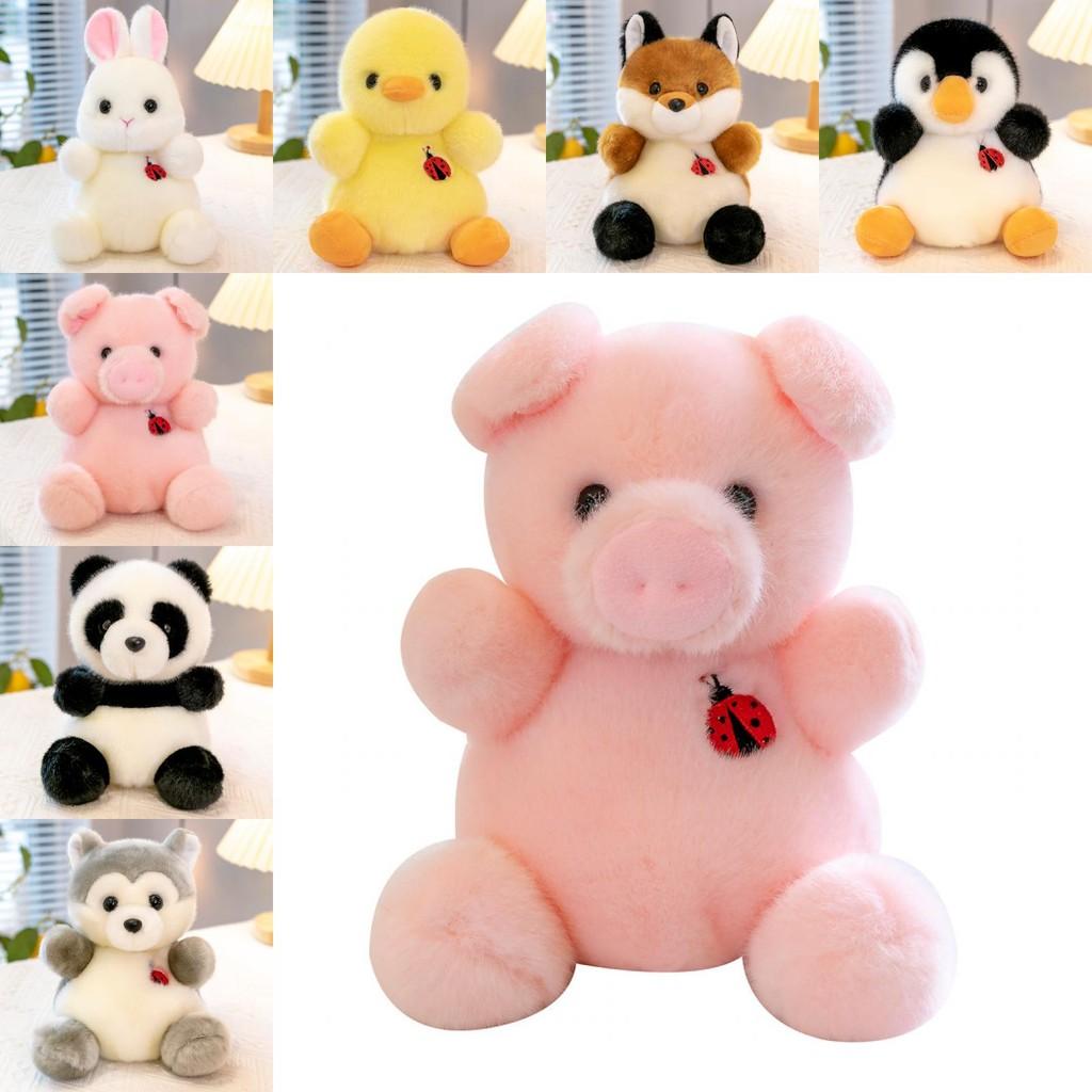 Soft Animal Plush Toy White Rabbit With Pp Cotton For Children Comfort Gift