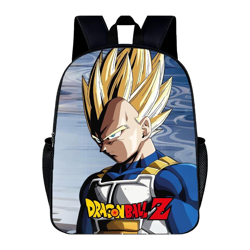 DragonBall Backpack Son Goku Goten Vegeta IV Cartoon Character Print Schoolbag Lightweight Large Capacity Student Backpack Gifts