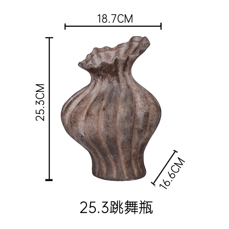 Ретро новая китайская керамическая ваза украшения украшения фарфоровая ваза с цветочной композицией и гидропоникой в крыльце тумба под телевизор