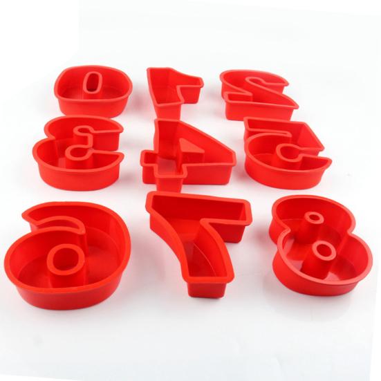 Форма для торта, красивая DIY ремесленная многоразовая форма для торта, высокая прочность, цифры, форма для десерта, форма для помадки, кухонные принадлежности