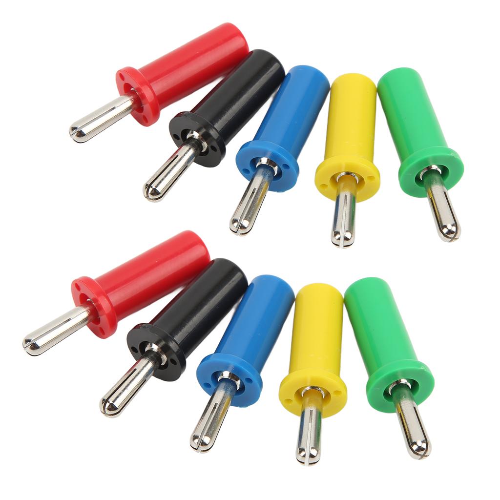 10 шт., разъем типа «банан», сварной разъем «банан», штабелируемый разъем для аксессуаров безопасности