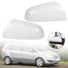 Накладка на боковое зеркало заднего вида (левая/правая) для Vauxhall Zafira MK2 2005 2006 2007 2008, загрунтованная белая / глянцевая черная