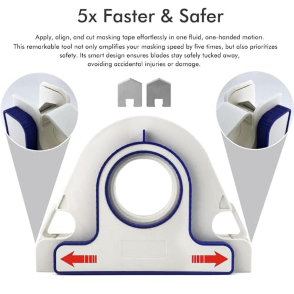 Инструмент для нанесения бумажной ленты Meiwen, диспенсер для ленты, используется как аппликатор малярной ленты для декорирования дверных и оконных рам