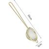 Stainless Steel Fat Skimmer Spoon Easy to Clean Cocktail Sieve Portable Tea Strainer  for Kitchen