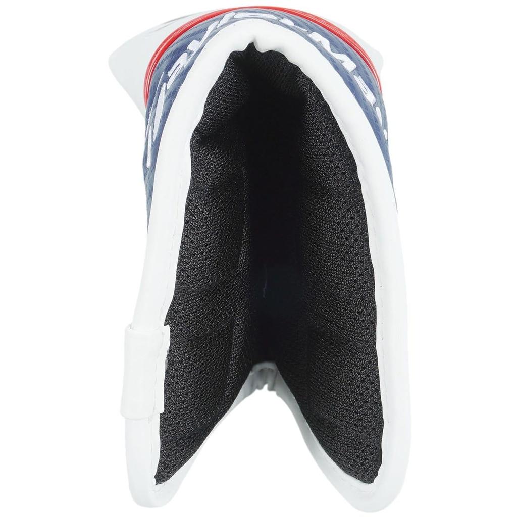 TaylorMade Austec Putter Cover Blade, White/Navy/Red, Men's Headcover, 2024SS UN086