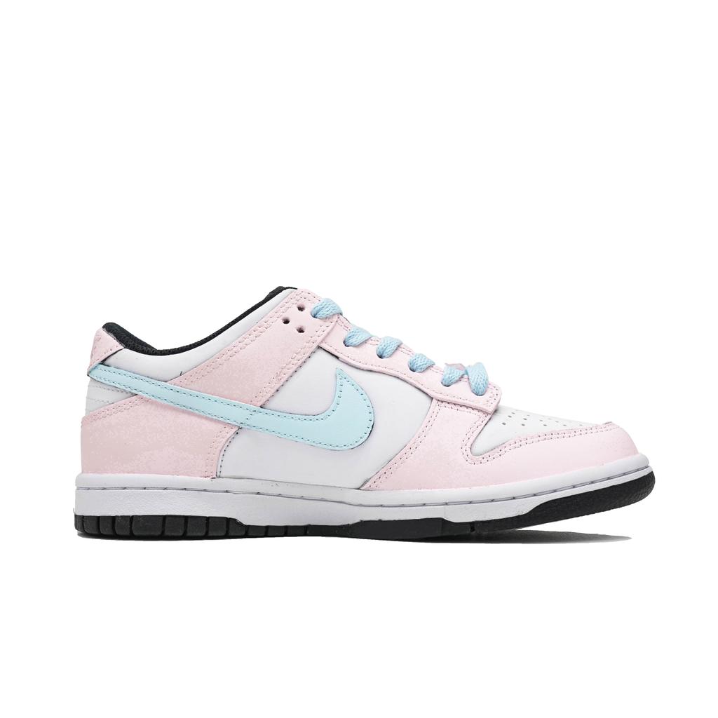 Nike Кроссовки Dunk, износостойкие, легкие и дышащие, низкие, для скейтбординга, унисекс, розовые DD1503-101(Команда1096-)