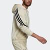 adidas Бархатная куртка с капюшоном, полоской на спине и логотипом Мужская верхняя одежда Off-White H47895