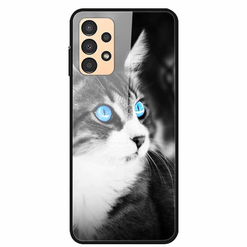 Чехол для Samsung A53 5G 2022 Мраморное Закаленное Стекло Жесткая Задняя Крышка для Samsung Galaxy A33 A73 5G Чехлы для Телефона Защитные Fundas