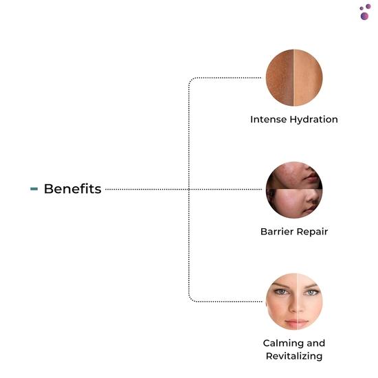 TRIOLAB Dry Skin & Hydration Face Wash | Hydrating Facewash for Dry Skin Face Women & Men | Non-Drying Cleanser for Soft Skin