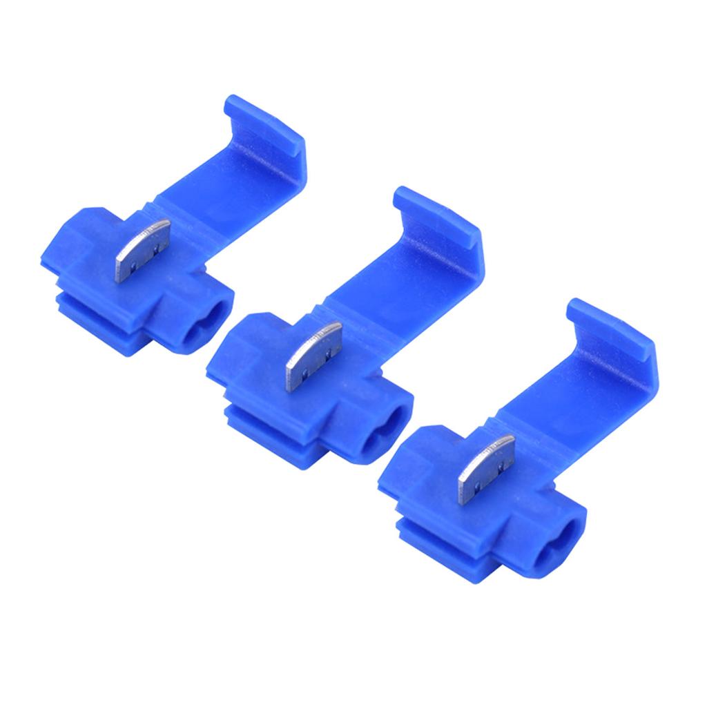 100 шт. Беспаечные быстросъемные защелкивающиеся соединители проводов Корпус из ПП Медный аксессуар для электропроводки