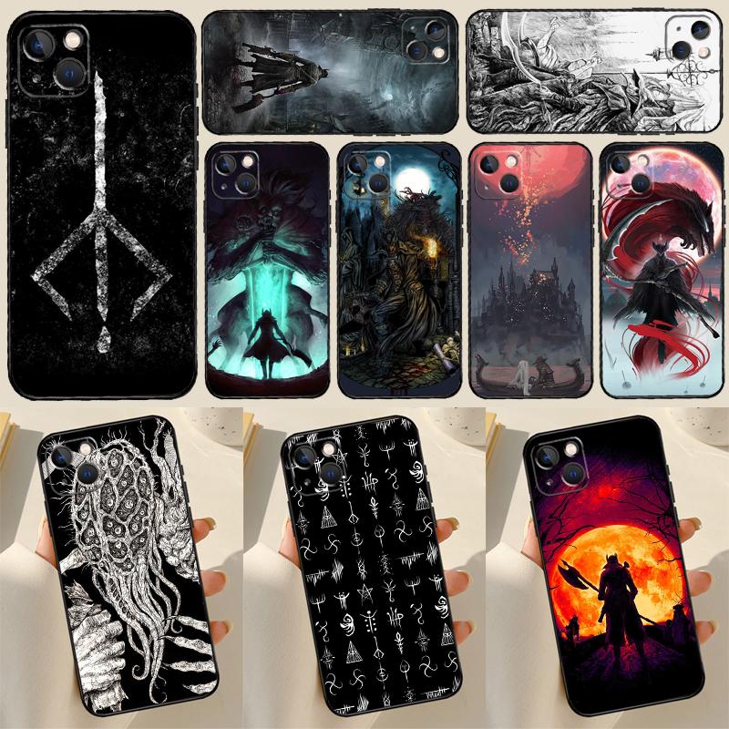 Чехол для iPhone 13 14 15 16 Pro Max 12 Mini 11 14 15 16 Pro Max Plus X XR XS Max с изображением игры Bloodborne