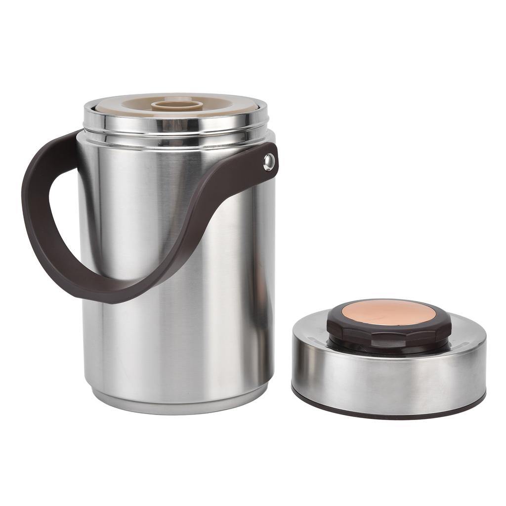 304 нержавеющая сталь 2.3л большой емкости вакуумная изоляция ланч-бокс Бенто 3 слоя пищевой контейнер