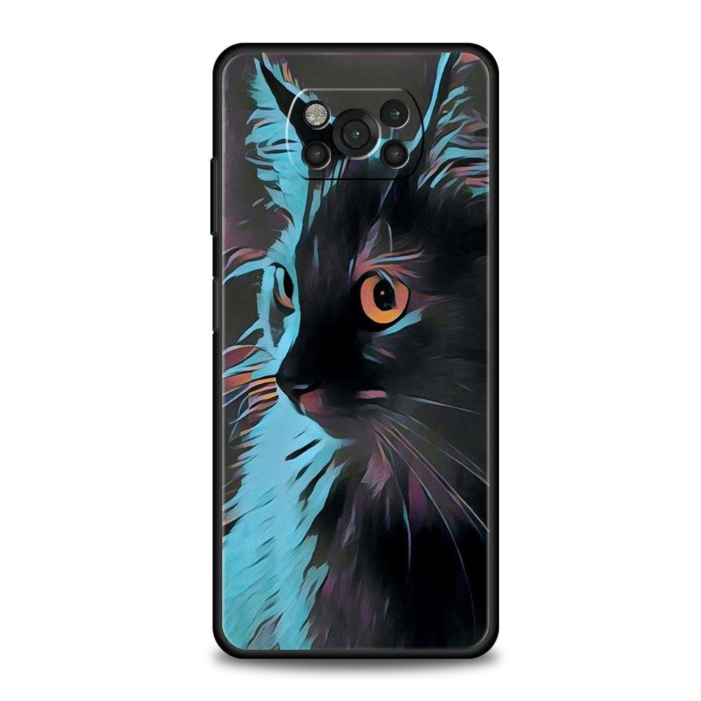 Модный чехол для телефона с милыми котами для Xiaomi Poco X3 NFC M3 F3 F4 M4 X4 Mi Note 12T 12 Pro 10 11 Lite 10T 5G 11T 9T 11i мягкий чехол