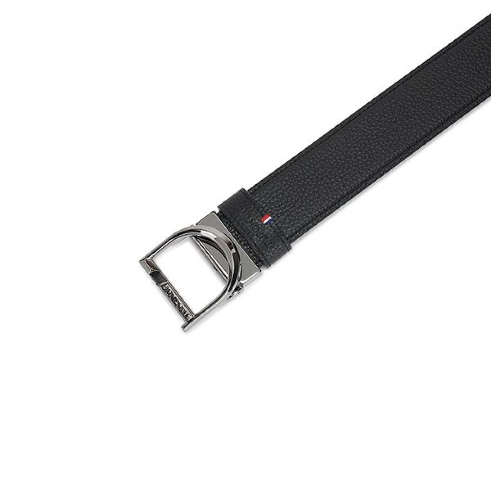 S.t. Dupont D Logo Buckle Reversible Ruthenium 35mm Belt Black Cj9351200z