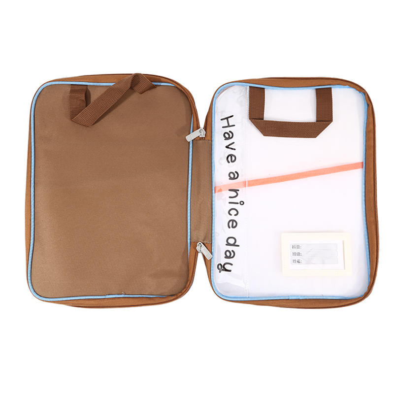 1PC Homework & College Papers Storage Pouch for Books Documents DIY Arts and Crafts Scrapbook Paper Transparent Zipper Document File Pouch