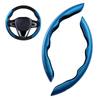 Universal Steering Wheel Cover 38cm/15inch Carbon Fiber ABS Cover Non-Slip Steering Wheel Booster Car Decor Interior