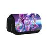 Huntrix Kpop Student Print Double-layer Pencil Case Kpop Witch Hunting Girl Group Children's Storage Stationery Box Pencil Bag