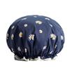 Bilayer Bathing Cap Waterproof Baked Oil Cap New Shower Headscarf  Lady