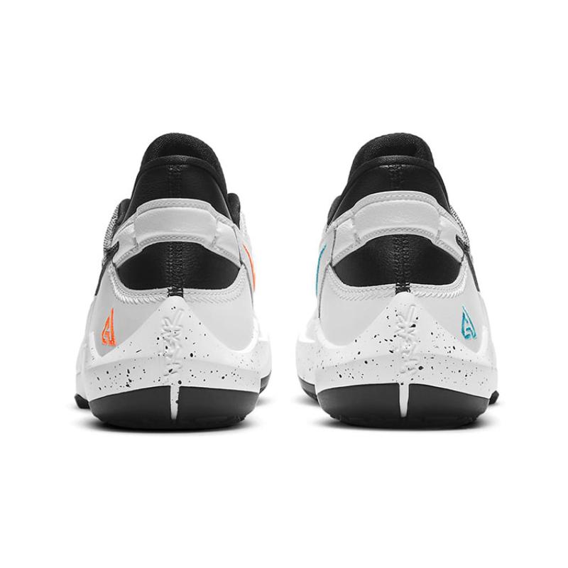 Nike Freak 2 Амортизация с защитой от скольжения Износостойкие Низкие Детские Баскетбольные Кроссовки Серый Белый Черный Подростковые CW3227-101