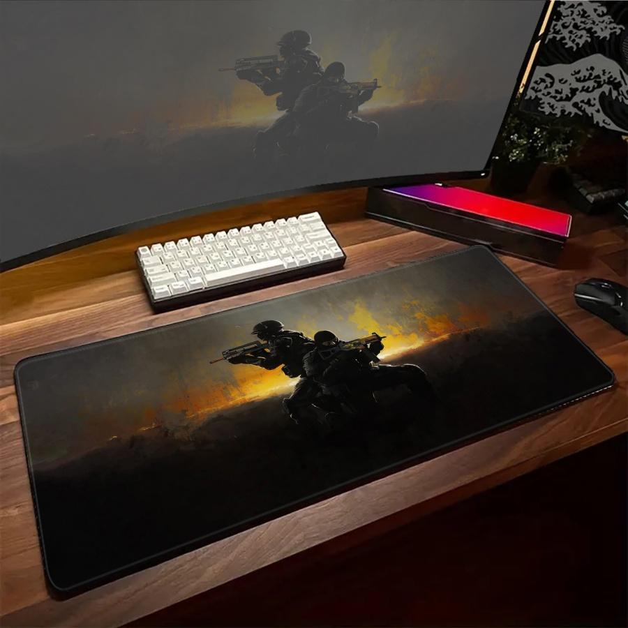 Коврик для мыши CSGO Девушка Большой Геймерский Настольный коврик для ПК Быстрая доставка Нескользящий мягкий XXL Аксессуары Настройка Мышьпад Большой x Коврик