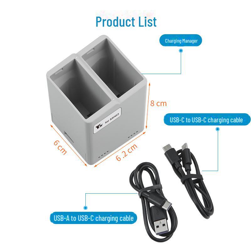 DJI MINI3 Pro Двусторонняя зарядка через USB Power Bank