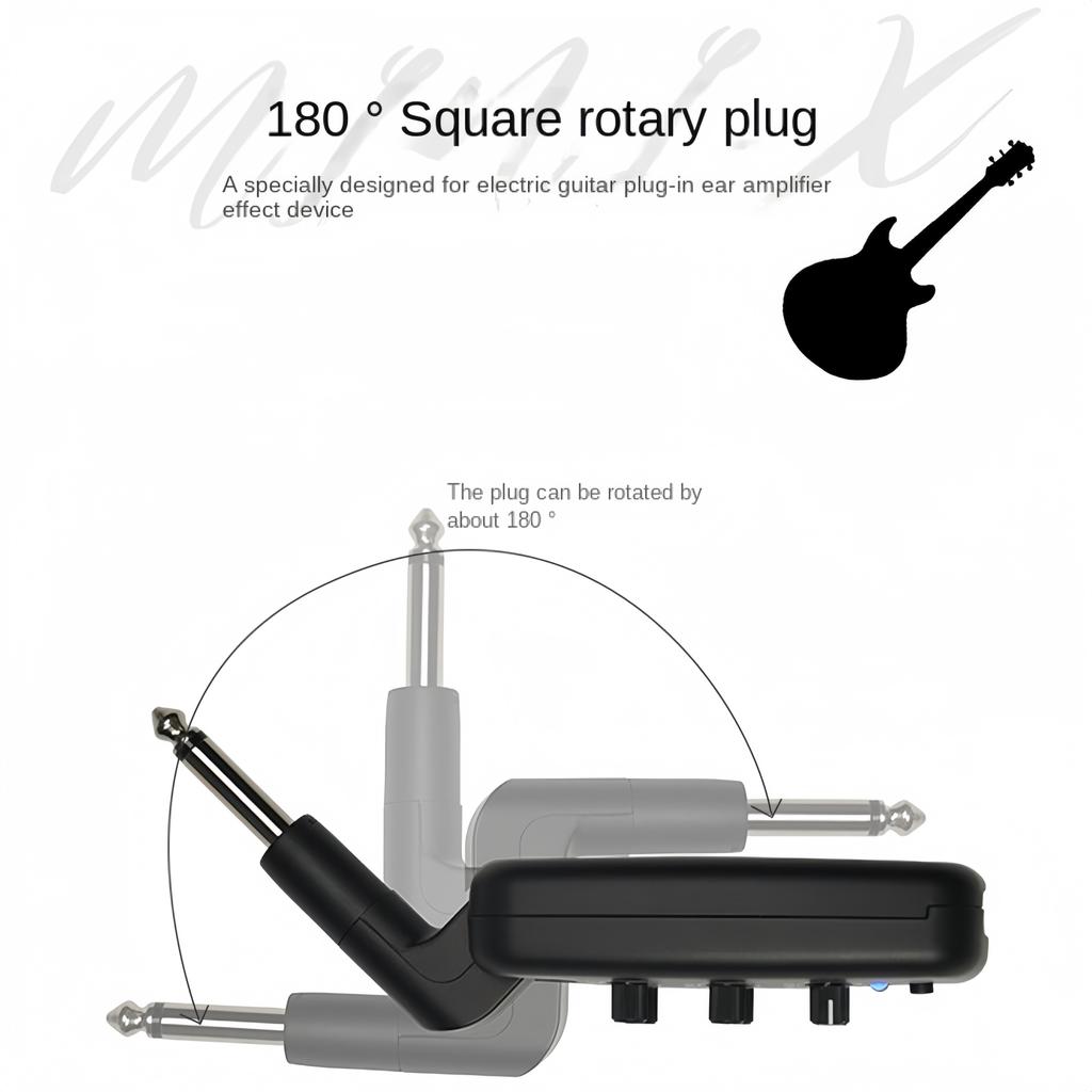 MINI-X Pro Studio Headphone Amp | 9 Guitar/Bass Amp Sims W/ 100hrs Playback | USB-C Recharge & Hi-Res Certified