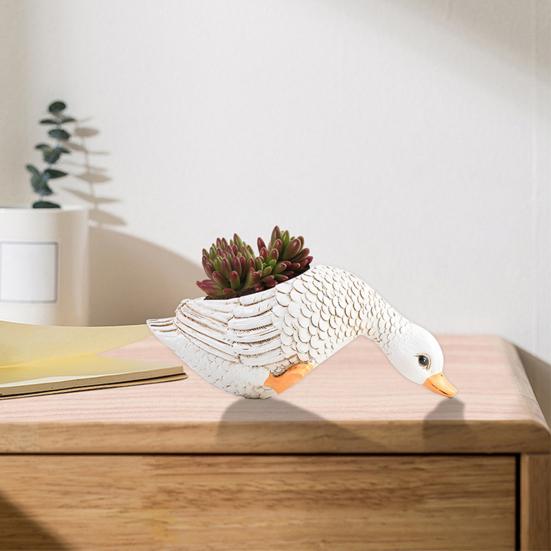 Горшок для суккулентов в виде петуха, креативная форма, прочная конструкция, большой размер, многоцелевой садовый горшок для цветов, декор