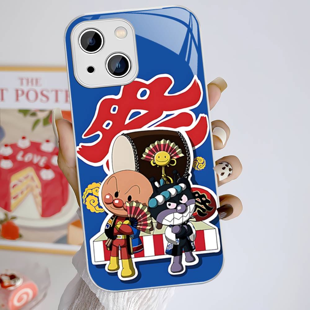 1 шт. Мультяшный A-AnpanmanS Аниме Закаленное Стекло Для Iphone 14 13 12 11 Pro Mini XS MAX 14Plus X XS XR Чехол