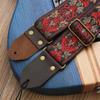 Vintage Flowers Guitar Strap Belt Tail Nail Pick Electric Guitar Belt  Instruments