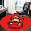 1pc Pocket Mario Office Round Area Rug, Under Office Chairs Bedroom Living Room Home Decor  a1022241
