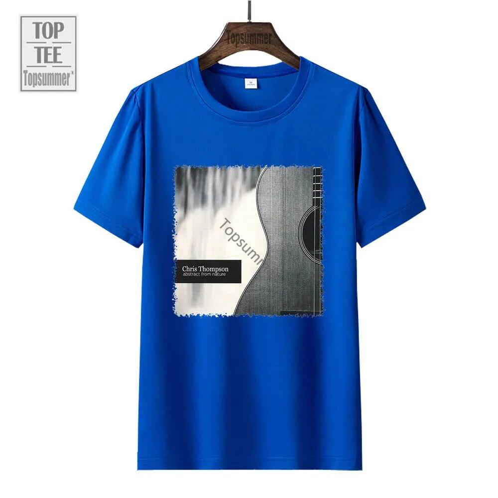Футболка с абстракцией из альбома природы, футболка Chris Thompson Tour, футболки большого размера для подростков, футболки с графическим принтом, футболки